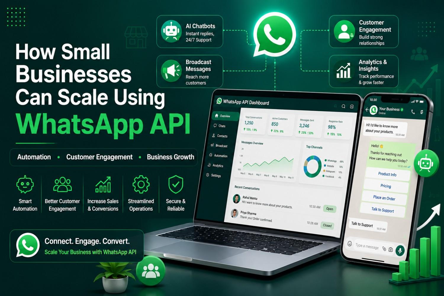 How Small Businesses Can Scale Using WhatsApp API